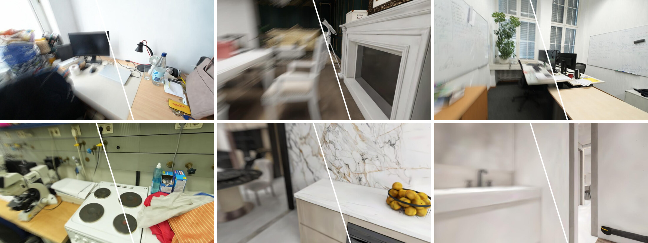 Examples from the OmniBlur dataset